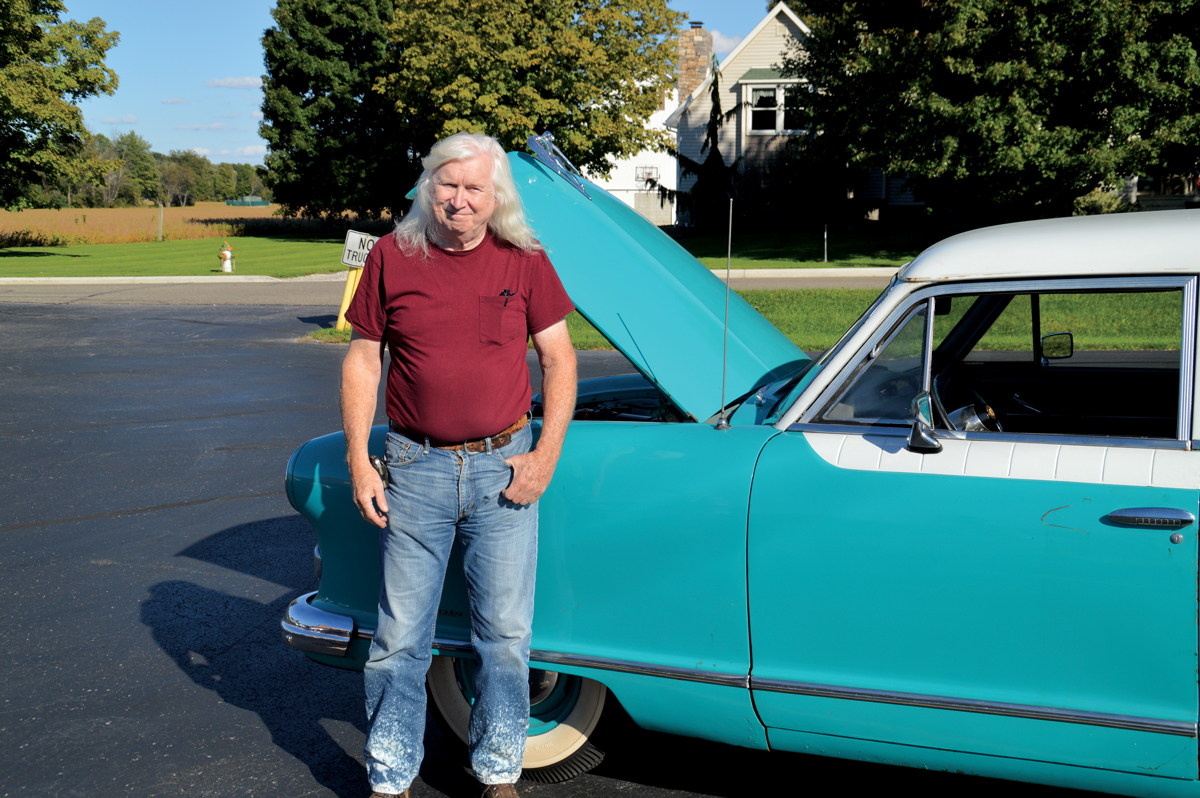 Tim Cummings with his 1954 Nash