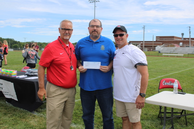 Burton Middlefield Rotary gives to Cardinal Weekly Villager