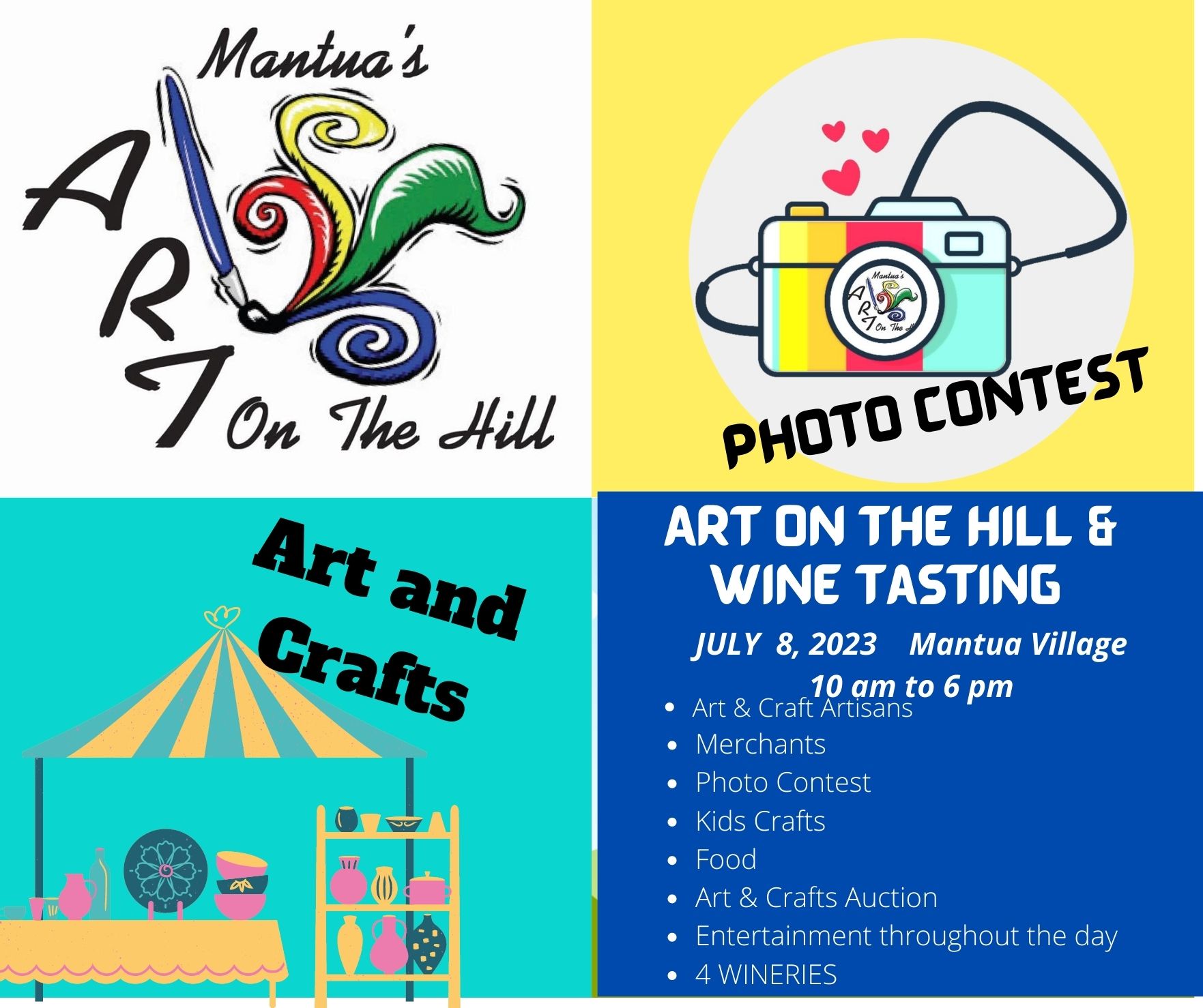 Art on the Hill Returns to Mantua on July 8th Weekly Villager