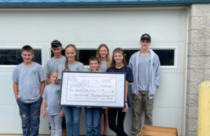 Local 4H Club Car Wash Raises Money for Portage APL Pictured from left to right are Jayden Lee, Joshua Lee, Kendra Lee, Brooklyn Lee, Blake Pyeritz, Dasiee Cleavenger, Raena Hopper, and Liam Fenshaw.