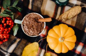 Upcoming Community Events (Week of Sept 22) cinnamon stick on a chocolate drink beside pumpkin