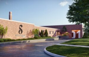 Former Berkshire high school to be converted into sound stages, production studio Exterior Building Rendering (Provided by School Yard Studios)