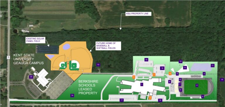 Berkshire Local School District plans to build new softball and baseball fields