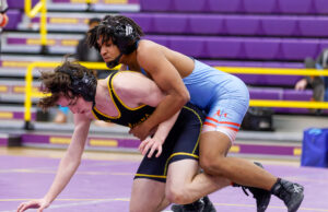 Badgers wrestling topples Vikings, falls short against Pirates in tri-match Photo by Tim Howard