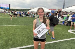 Aurora’s Isabella Cicero finishes in sixth place in 400-meter dash