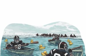 First Down—Rubber Duckies!