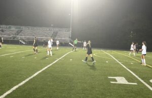 Rocket girls soccer snatches victory in final minute against Greenmen