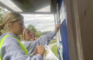 Crestwood High School spruces up their village