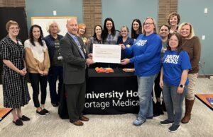 Raven Packs foundation receives $2,175 donation from UH Portage Medical Center