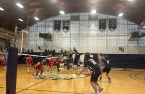 Terrier men’s volleyball caps homestand by sweeping Lions