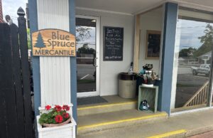 Blue Spruce Mercantile plants roots in Burton