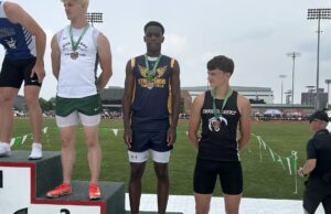 Streetsboro’s Ethan Laryea takes fifth place in 200-meter dash