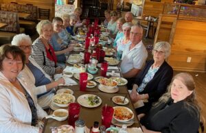 LCRTA September Meeting The Lake County Retired Teachers Association enjoy a meal at the Market Street Family Restaurant in Mentor after their trip to the Beck Center to see “A CHORUS LINE.”