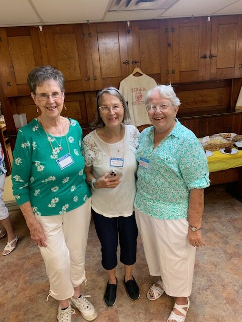 Hiram School Reunion Held Barbara Randa Hill (‘61), Jane Proctor Shipman (‘61) and Donna Wackerman Nagy (‘63)