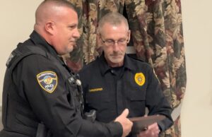 Garrettsville Council Honors Officers, Reviews Finances and Considers Chamber Upgrades Police Chief Tim Christopher issues one of two formal commendations