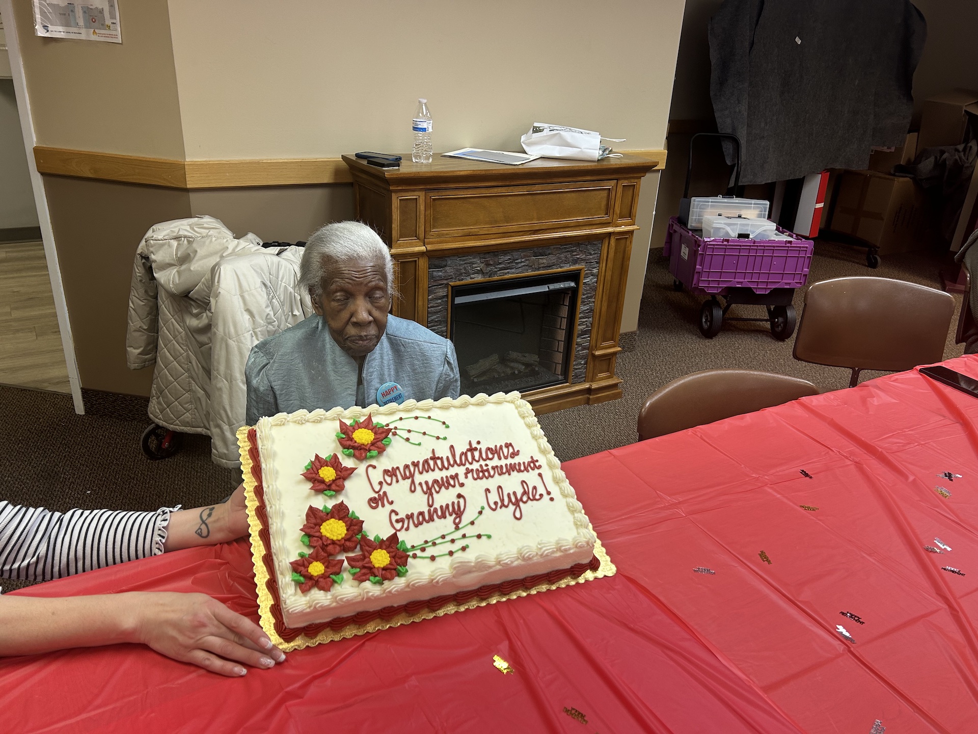 Ravenna resident Clyde Adams honored for 20 years as Foster Grandparent Ravenna resident Clyde Adams, 97, is recognized for 20 years of service as a Foster Grandparent for the Americorps Senior Program/Photo by Daniel Sherriff
