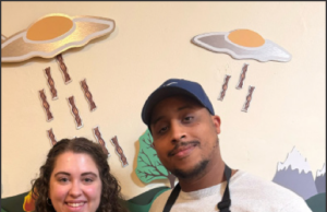 ‘Fresh & Funky” at The Wild Goat Becky Weckerly (left) and Justin Rogers (right)