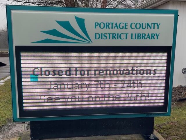 Garrettsville Library Closed Temporary for Renovations The Garrettsville Branch of the Portage County District Library will be closed for renovations through Jan. 24