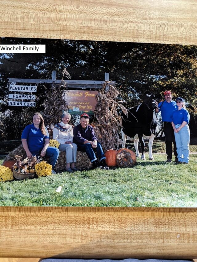 Winchell Family Farm Celebrates 70 Years …and a guaranteed future through farmland preservation Three generations of the Winchell Family/Photo courtesy of the Winchell Family