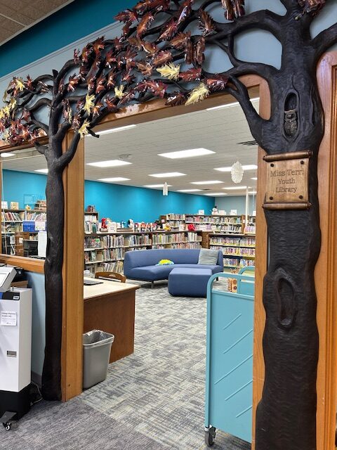 The new Children's Area of the Garrettsville Library