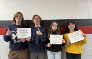 Cardinal students make the grade at OMEA District 7 Solo & Ensemble Cardinal students bask in the moment after competing at the District 7 OMEA Solo & Ensemble/Photo courtesy of Cardinal School District