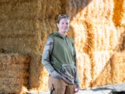 Windham grad Colleen Thompson’s hay business booming with revamped broadband access Windham graduate Colleen Thompson stands in front of hay at the family farm
