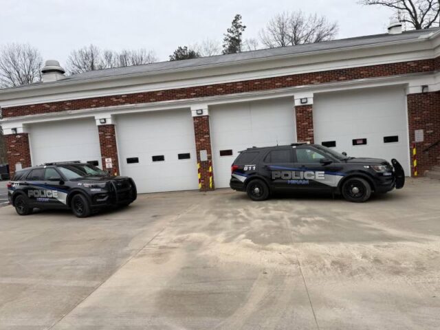 On Monday, March 2nd, two police cruisers were parked in front of the fire truck bays blocking emergency access since Fire and EMS operations have been officially suspended.