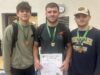 Berkshire’s Danny Tiller wraps up D-III district title Berkshire senior Danny Tiller (center) earned his first career district title at 190 pounds at the Ohio High School Athletic Association Division III Independence district tournament last weekend/Photo courtesy of Coach Dave Malkus