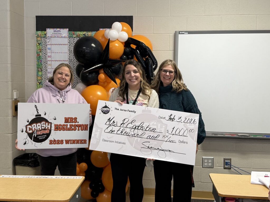 Crash-a-Class grant awarded to Newton Falls teacher Rebecca Eggleston