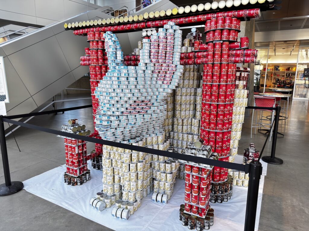 CanStruction Cleveland holds Can Sculpture Competition