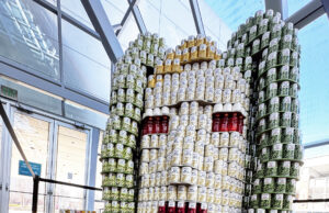 Myths and Meals: CANstruction Cleveland–Akron Builds 28,000-Can Sculptures to Fight Hunger Onyx Creative, whose design “Medusa, Re-CAN-structed: A Legend Preserved One Can at a Time”