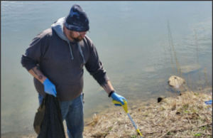 Giving Back to the Community – One Wrapper at a Time Newton Falls resident Zachary Amos does his part by picking up trash
