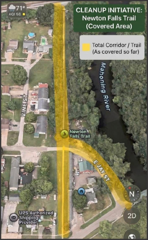 Map of Newton Falls