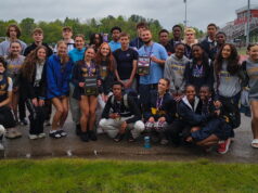 Streetsboro track finishes as runners-up at MAC championship The Streetsboro Rockets' track and field team set multiple new milestones, finishing in second place as the girls scored 176.0 points and the boys recorded 128.0 points last week at the Metro Athletic Conference championship at Woodridge High School in Peninsula./Photo courtesy of Coach Robert Kidd