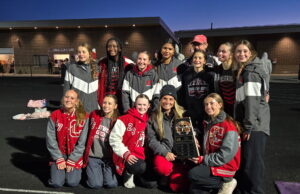 Red Devil girls’ track three-peat as CVC Valley Division champs, Badger boys net title The Crestwood Red Devils girls' track and field team three-peated as the CVC Valley Division champions by scoring 158.0 points last week in Burton./Photo courtesy of Co-Coach Megan Mertz