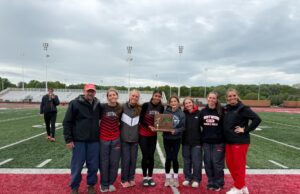Red Devil girls’ track and field win Division III district title The Crestwood Red Devils girls' track team captured the Ohio High School Athletic Association Division III district title with a score of 93.5 points last weekend at Perry High School in Lake County/Photo courtesy of Co-Coach Megan Mertz