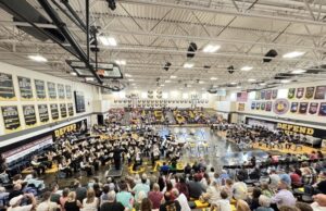 34th Annual ‘BANDS IN THE ROUND’ James A. Garfield High School hosted the 34th annual "Bands in the Round" district-wide spring concert last Sunday afternoon at the JAG Fieldhouse./Photo by Ben Coll