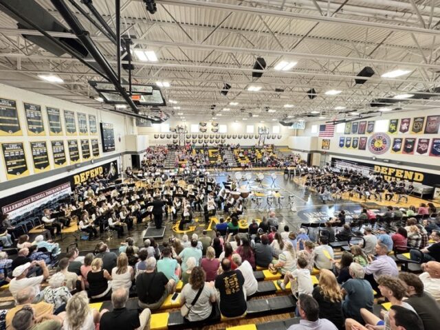 34th Annual ‘BANDS IN THE ROUND’ James A. Garfield High School hosted the 34th annual "Bands in the Round" district-wide spring concert last Sunday afternoon at the JAG Fieldhouse./Photo by Ben Coll