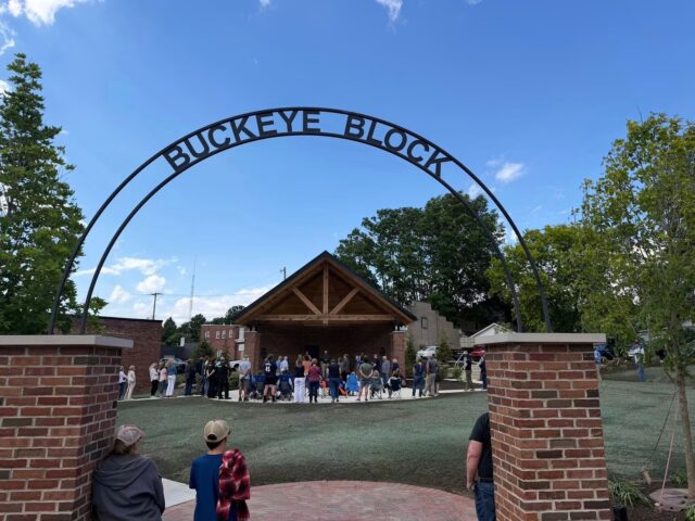 The Buckeye Block hosted a grand opening for its new Amphitheater last Thursday evening in Garrettsville