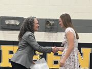 Portage Foundation Awards More Than $61,000 in Scholarships Supporting College and Skilled Trades Students JA Garfield’s Riley Grace being awarded a $5,000 scholarship!