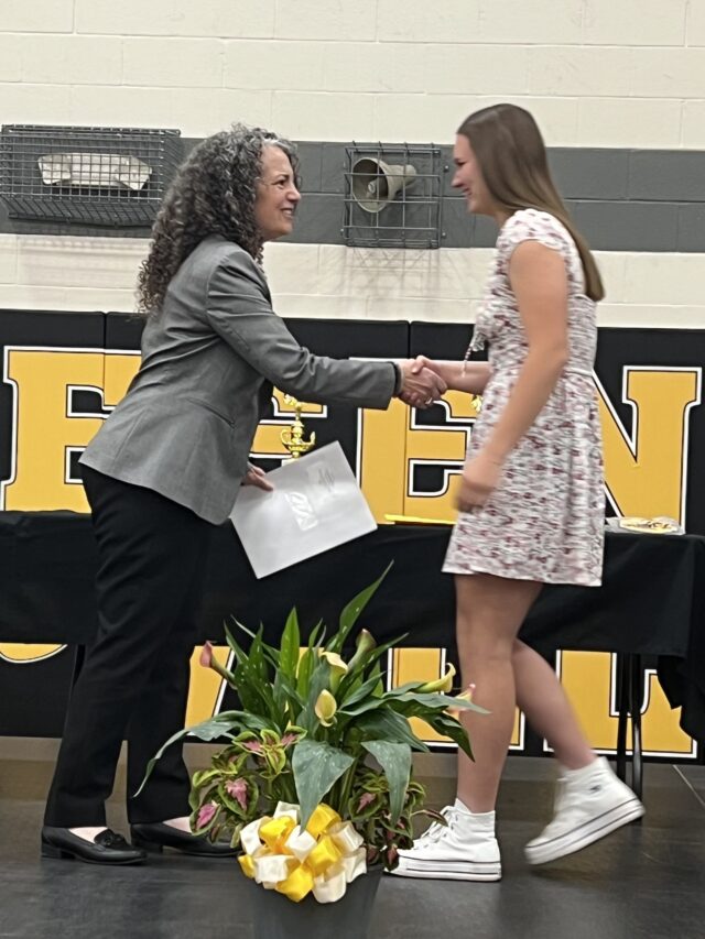 Portage Foundation Awards More Than $61,000 in Scholarships Supporting College and Skilled Trades Students JA Garfield’s Riley Grace being awarded a $5,000 scholarship!