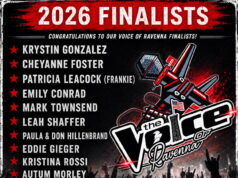 The Voice of Ravenna returns for season two on July 25 The second annual Voice of Ravenna singing competition will take place at the West Main Street Winery in Ravenna on July 25 beginning at 11 a.m.