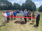 Ravenna Parks & Recreation Department launches City’s first disc golf course The Ravenna Parks & Recreation Department commemorated the opening of its first disc golf course with a ribbon-cutting ceremony at Chestnut Hills Park in Ravenna last Wednesday afternoon - Photo by Daniel Sherriff