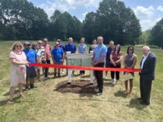Ravenna Parks & Recreation Department launches City’s first disc golf course The Ravenna Parks & Recreation Department commemorated the opening of its first disc golf course with a ribbon-cutting ceremony at Chestnut Hills Park in Ravenna last Wednesday afternoon - Photo by Daniel Sherriff