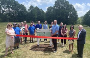 Ravenna Parks & Recreation Department launches City’s first disc golf course The Ravenna Parks & Recreation Department commemorated the opening of its first disc golf course with a ribbon-cutting ceremony at Chestnut Hills Park in Ravenna last Wednesday afternoon - Photo by Daniel Sherriff
