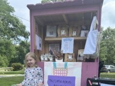 Mini Baker Hosts Pop Up Bakery in G-Ville Local resident Ember Ickes will operate The Little Apron Bakestand on July 25 at Garfield Drive beginning at 10 a.m. - Photo courtesy of the Ickes Family
