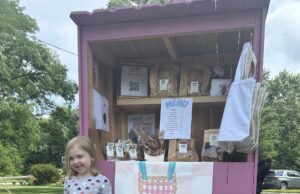 Mini Baker Hosts Pop Up Bakery in G-Ville Local resident Ember Ickes will operate The Little Apron Bakestand on July 25 at Garfield Drive beginning at 10 a.m. - Photo courtesy of the Ickes Family