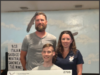 Garrettsville Eagles Present Scholarships Garfield's Conner Hunt receives a scholarship on behalf of the Garrettsville Eagles Scholarship Committee on June 10