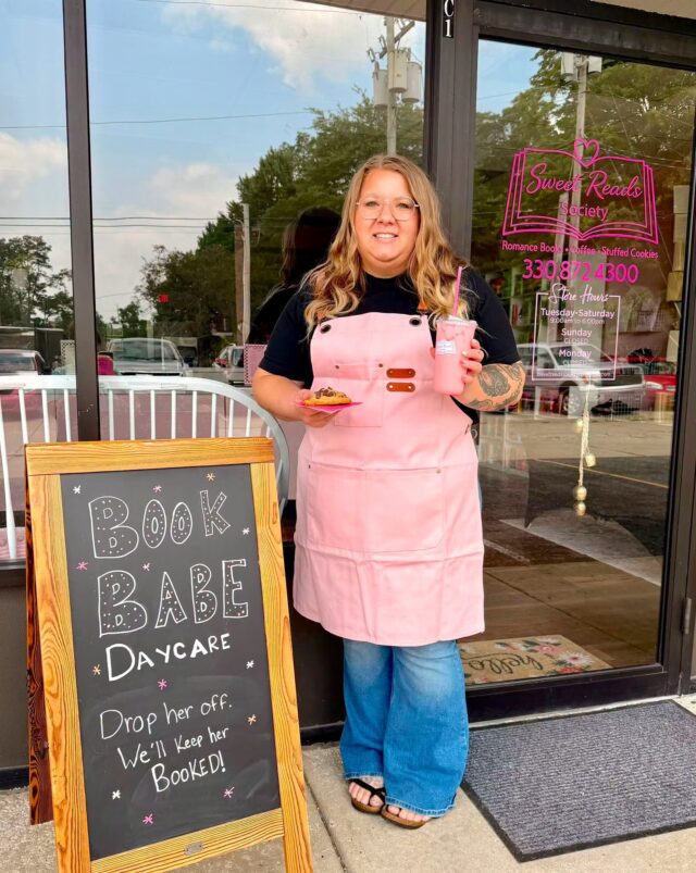 The Sweet Reads Society Cafe just recently opened in Newton Falls