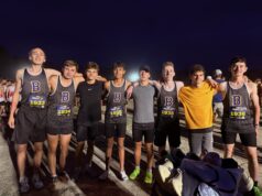 Badger boys’ cross country team takes third, girls place fourth at Hoka Night Showcase The Berkshire Badgers boys' cross country team finished in third place, scoring 217 points at the Hoka Night Showcase last Saturday evening at the SPIRE Institute in Geneva - Photo courtesy of Bryan Wadsworth